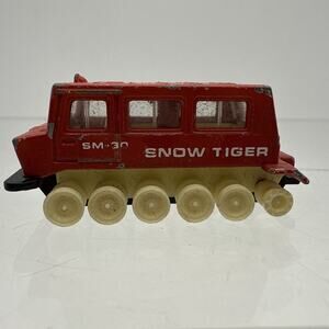 Vintage TOMICA #84 OHARA SNOW TIGER SM-30 Red TOMY Missing Tracks